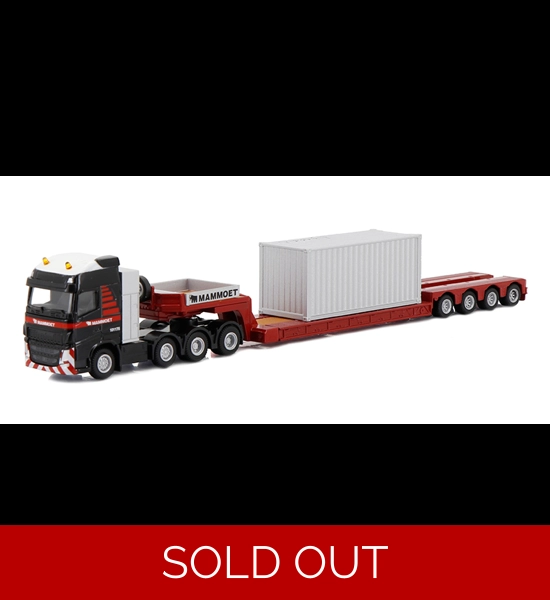Mammoet Volvo FH4 8x4 Lowboy W/Container 1/87 Diecast
